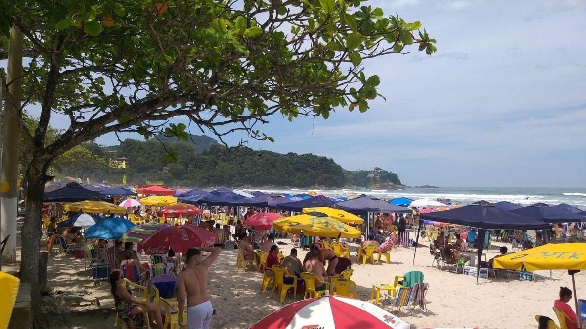 Cantinho Do Descanso Ll Na Praia Grande Убатуба Екстериор снимка